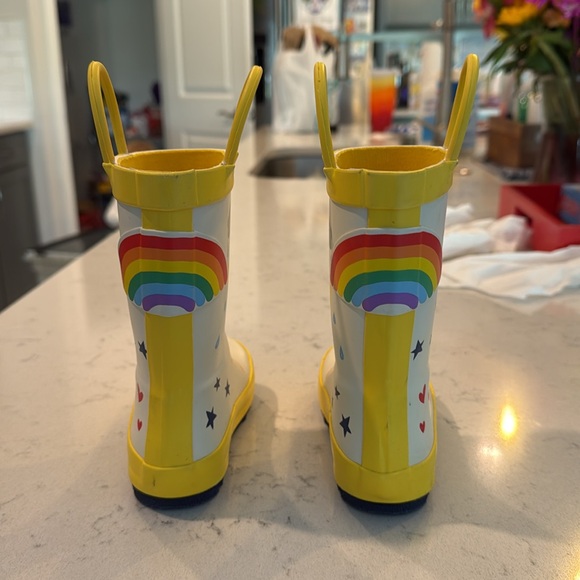 Toddler girl rain boots size 6 6T - Picture 4 of 6